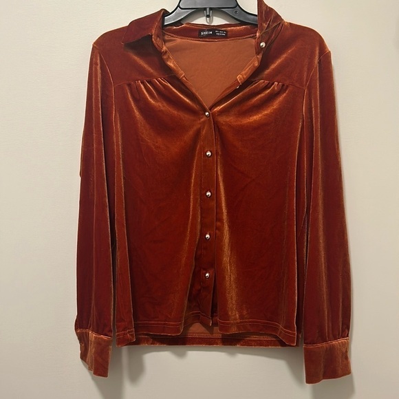 shein size small orange long sleeve! - Picture 2 of 4